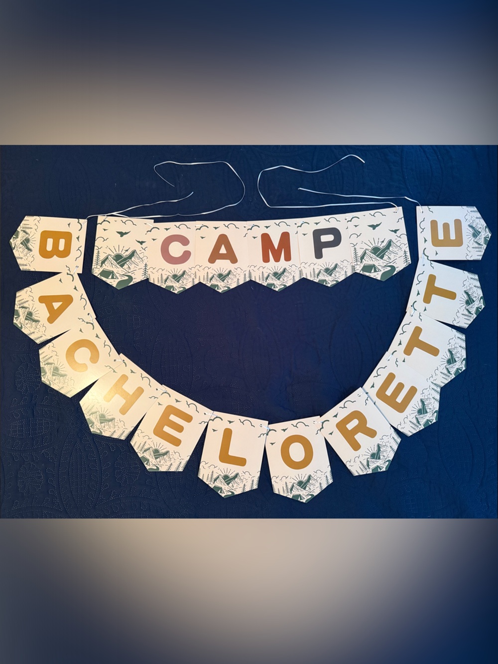 NWT Camp Bachelorette String Banner